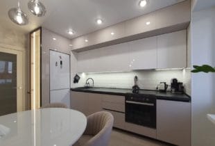 Угловая кухня Ариана 0,8×3 м